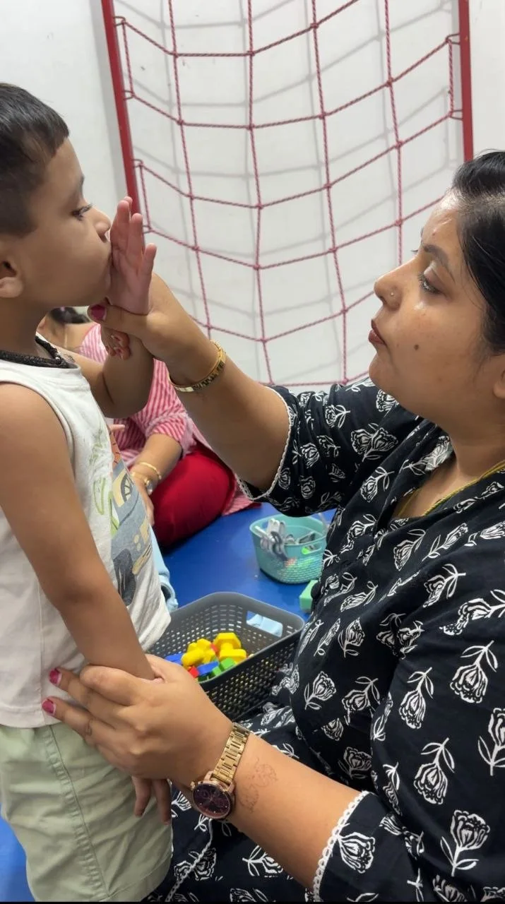 Making time for a one-to-one activity.